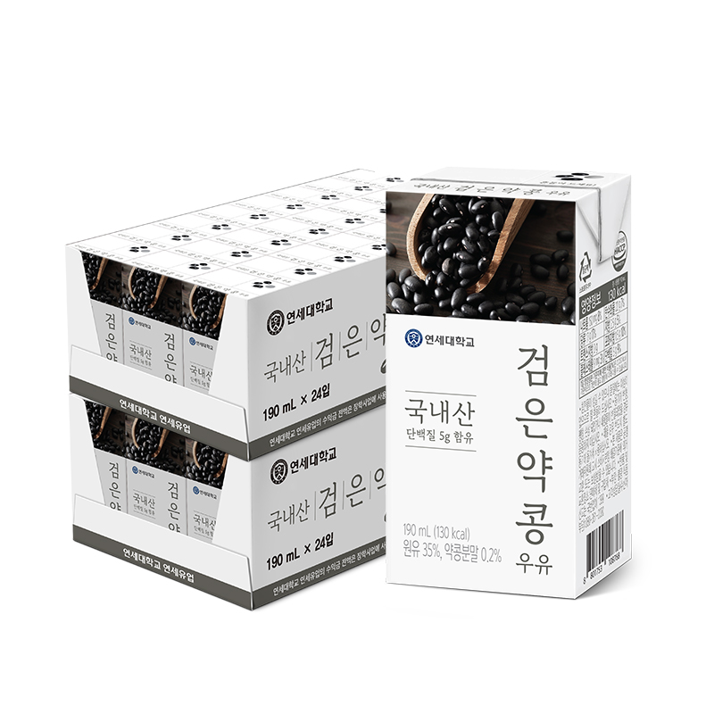 검은 약콩 우유 190ml (48팩)