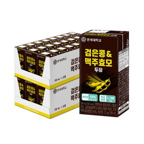 연세두유 검은콩&맥주효모두유 190ml 48팩